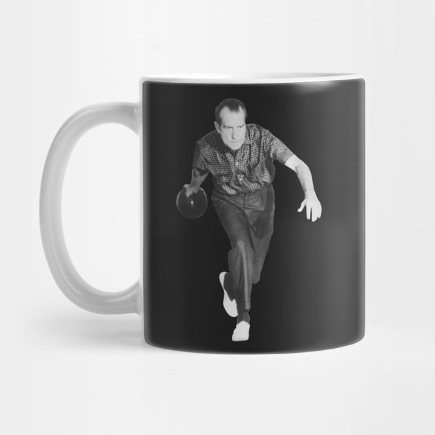 President Richard Nixon Bowling by warishellstore